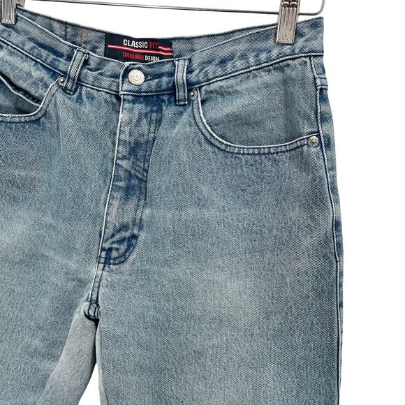 Vintage 90s Mom Jeans Blue Stonewash Classic Fit Original Denim 30" Waist - Picture 10 of 10